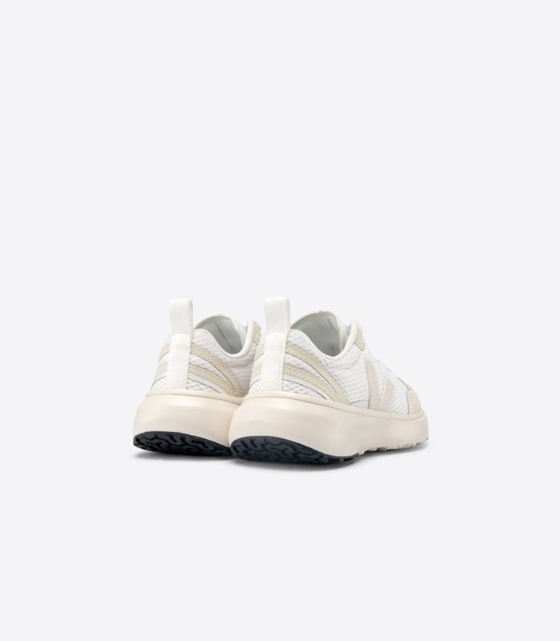 Tenis Veja Canary Elastic Laces Alveomesh Niños Blancas Gris Claro Colombia | HQQ-5649