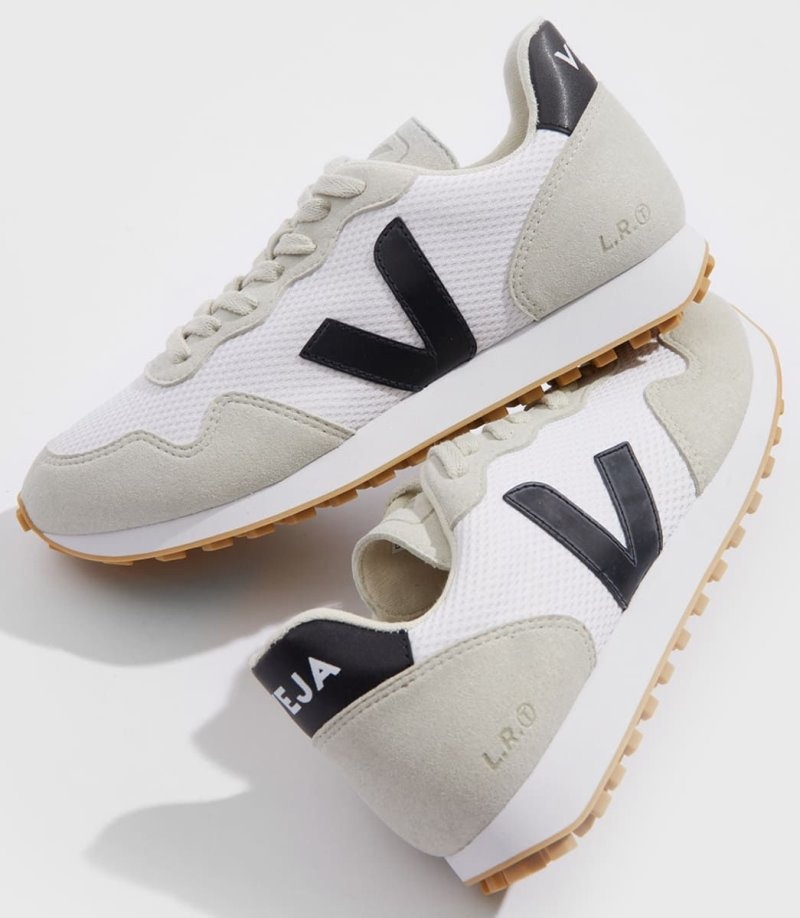 Tenis Veja Sdu REC Alveomesh Hombre Blancas Negras Beige Colombia | ULZ-7277