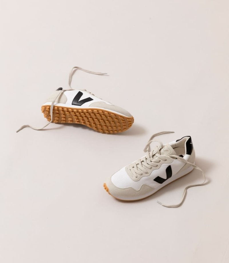 Tenis Veja Sdu REC Alveomesh Hombre Blancas Negras Beige Colombia | ULZ-7277