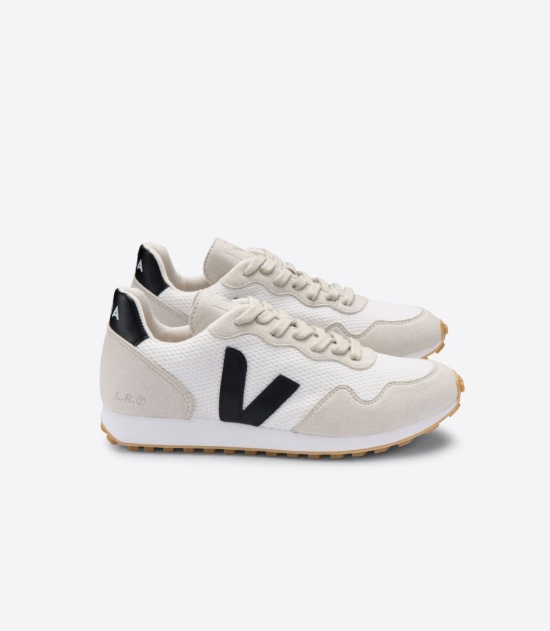 Tenis Veja Sdu REC Alveomesh Hombre Blancas Negras Beige Colombia | ULZ-7277