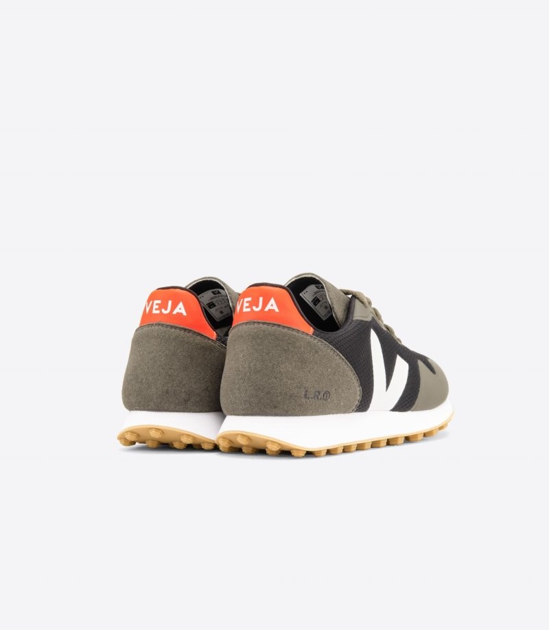 Tenis Veja Sdu RT Alveomesh Mujer Verde Oliva Negras Blancas Colombia | NGB-3060