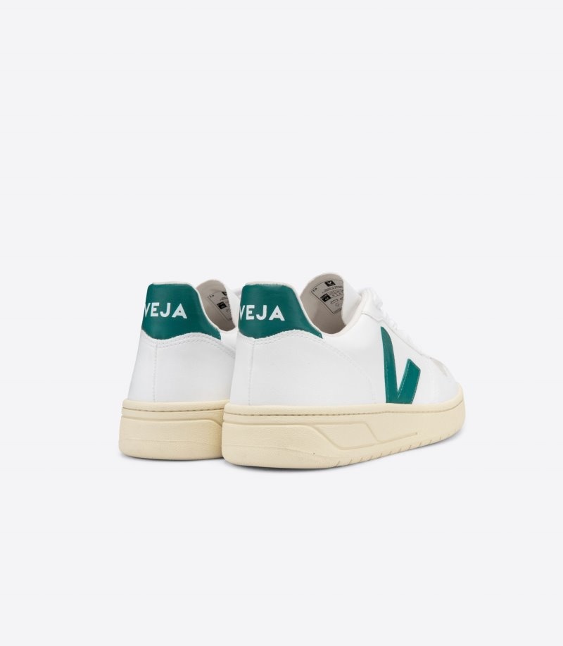 Tenis Veja V-10 CWL Mujer Blancas Verde Colombia | 5AXK2W