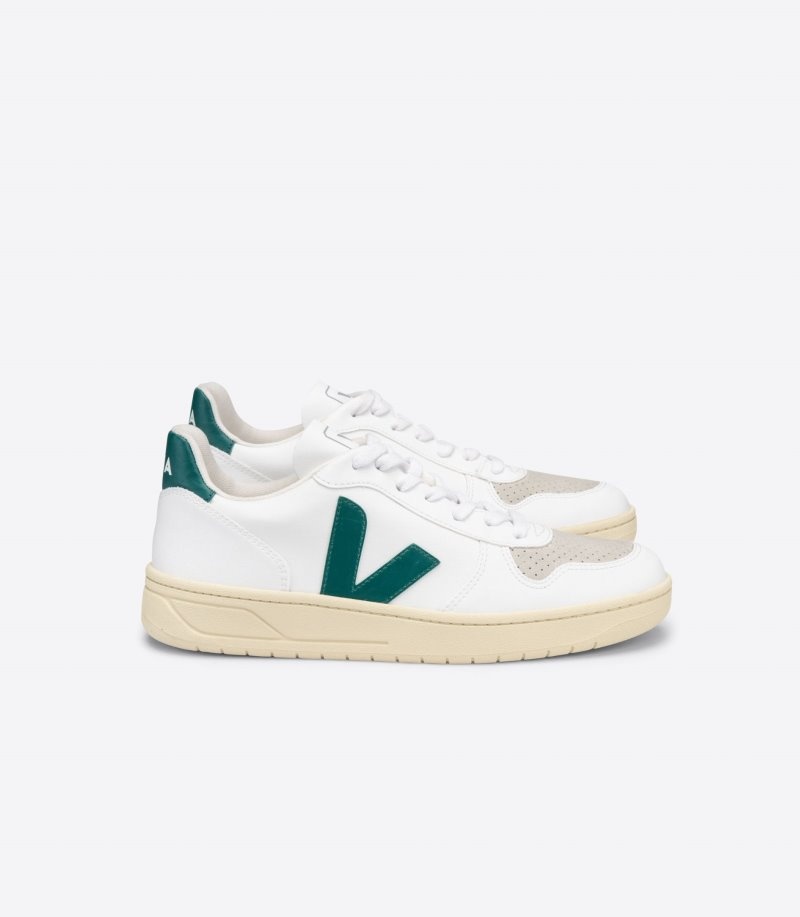 Tenis Veja V-10 CWL Mujer Blancas Verde Colombia | 5AXK2W