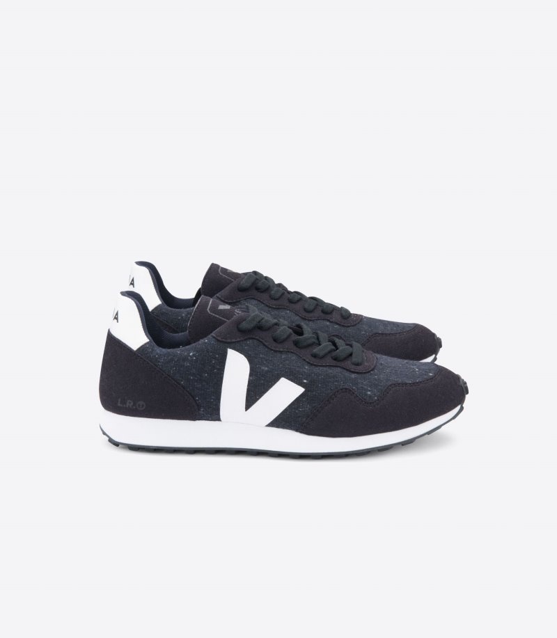 Tenis Veja Vstore SDU REC Flannel Mujer Blancas Gris Oscuro Colombia | XVU-9234